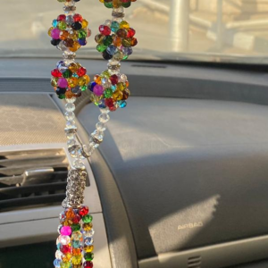 سبحة ديكور للسيارة الوان